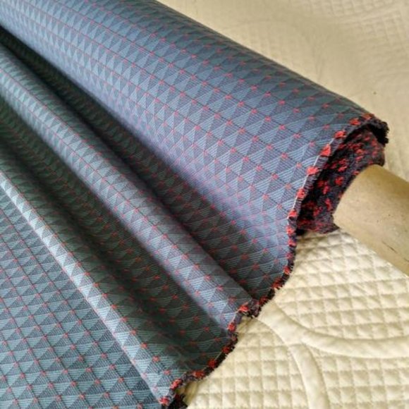 Blue Upholstery Fabric - Picture 4 of 5